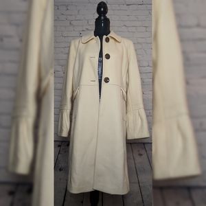 Cream Wool Coat